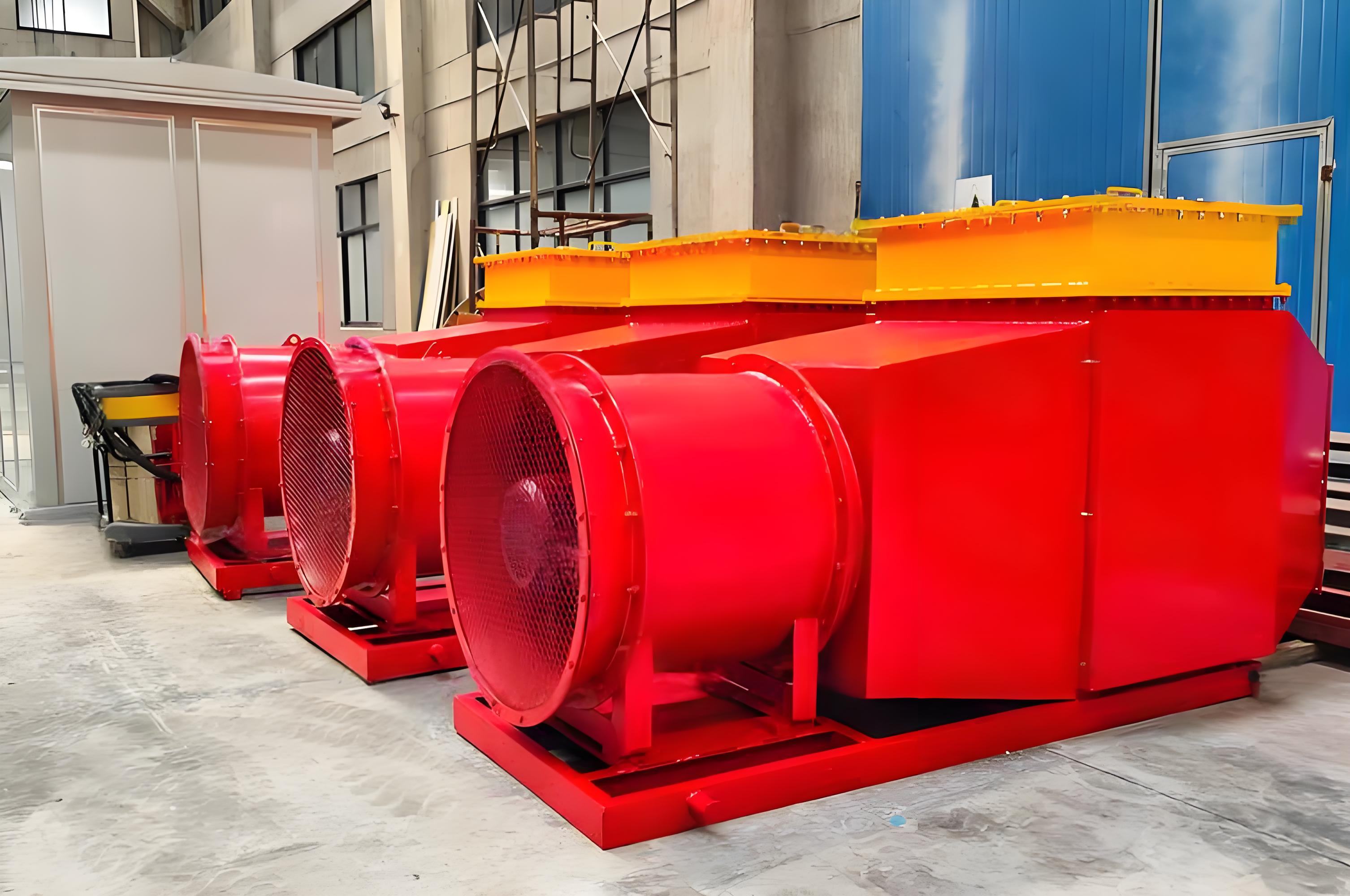 寧夏礦用防爆熱風機組